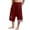 Red, variant on Men’s Casual Loose Linen Shorts Japanese Traditional Asian Style Bottoms
