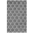 thumbnail image 2 of Modway Solvea 5' x 8' Moroccan Trellis Shag Area Rug in Gray and Ivory, 2 of 7