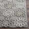 thumbnail image 3 of SAFAVIEH Manhattan MAN811A Handmade Grey / Ivory Rug, 3 of 5