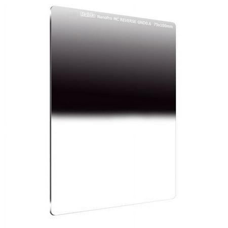 UPC: 6900574109694 | NanoPro MC 75x100mm Reverse Grad Neutral Density 4X (0.6) Multi Coated Glass Filter