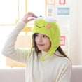 thumbnail image 3 of Walbest Cute Cartoon Big Eyes Frog Octopus Avocado Animal Plush Earflap Beanie Cap Hat Headgear Warmer Cosplay Props, Photo Props Accessories Plush Hat Headgear Hat, 3 of 7