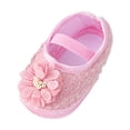 thumbnail image 3 of Toddler Girl Sneakers Sizes 0-3 Months With Hair Band Fashion Soft Versatile Dance Floral Princess Comfortable Breathable Outdoor Trendy Pink Kids&nbsp;Shoes, 3 of 7