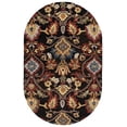 thumbnail image 2 of Safavieh Blossom Lennon Floral Wool Area Rug, Charcoal/Multi, 5' x 8' Oval, 2 of 10