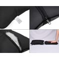 thumbnail image 3 of Almohada cervical DS para coche. Estilo distintivo: piel sintética negra, x2, 3 of 7