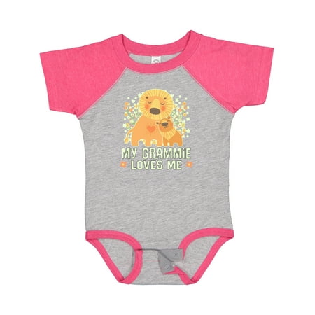 

Inktastic Grammie Loves Me Gift Baby Boy or Baby Girl Bodysuit