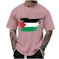 thumbnail image 1 of T-Shirts à Col Rond pour Hommes Séchage Rapide Imprimé Polyester, Coupe 3D Col Rond Haut Athlétique pour Gym, Course, Cyclisme & Décontracté, 1 of 5