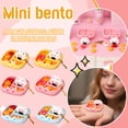 thumbnail image 2 of Simulation Miniature Food Play Cute Animal Dinner Plate Accessories Cartoon Creative Lunch Box Decoration Doll House Micro Decors Set For Dollhouse Decoration And, 2 of 5