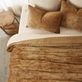 thumbnail image 3 of EVERGRACE Velvet Quilt Set Queen Size, Luxurious Soft Striped Channel Bedding Set, Lightweight Velvet Comforter for All Season, Oversized Bedspread Coverlet with 2 Matching Shams, Gold Yellow, 3 of 8