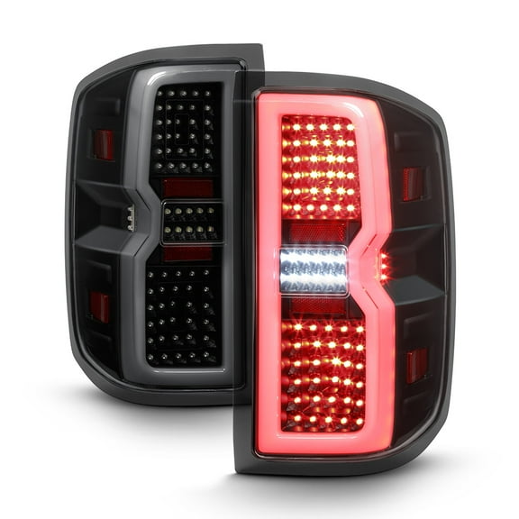 Bk Sm 3D Sequential Signal 14-18 Silverado 1500 15-19 2500/3500HD LED Tail Light