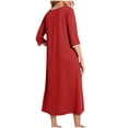 thumbnail image 5 of Lixiuxyad And Comfortable Sleepwear Nightgown For Relaxing At Home Soft Wear Night Dress For Ladies Cozy Sleepshirt With Elegant Design Womens Sleepwear S, 5 of 6