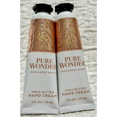 Bath and Body Works Pure Wonder Shea Butter Hand Cream 1.0 Fluid Ounce, 2 Pack