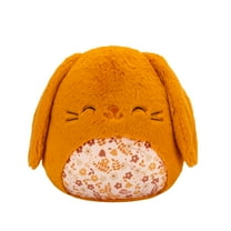 Squishmallows FuzzAMallow 12” Doral the Caramel Bunny with Floral Belly - Easter Plush