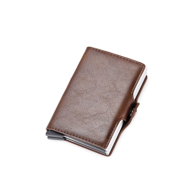 Jumpingount Rfid Credit Money Bag Mini estuche delgado antirrobo monedero inteligente de moda corto delgado multifunción negocios Carteras Type2 NO2