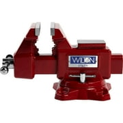 Wilton Tools 28818 4 1/2 Wide Jaw 4 Max Opening Swivel Utility Bench Vise, Red