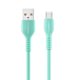 thumbnail image 1 of Cable de carga Micro-B Cable de carga rápida 2A Silicona USB-A a, 1 of 6