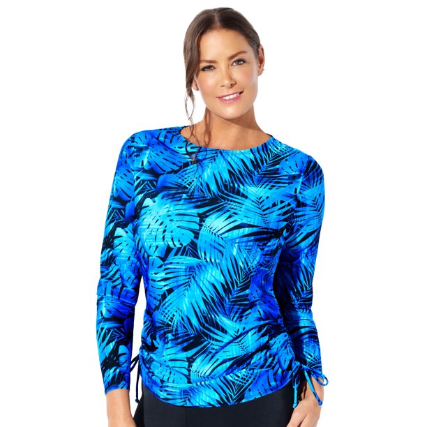 Swimsuits For All Women's Plus Size Chlorine Resistant SideTie