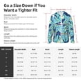 thumbnail image 6 of Goofa Flying Swallows Printed Women's UPF 50+ Sun Protection Hoodie Jacket Lightweight Long Sleeve Sun Shirt for Women with Pocket Hiking Outdoor-XX-Large, 6 of 9