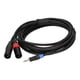 thumbnail image 2 of Cable adaptador convertidor de Audio, conector macho estéreo de 3,5mm a doble 2 XLR macho, 5M, 2 of 8