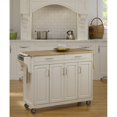 thumbnail image 1 of Homestyles Chariot de Cuisine en Bois Blanc Cassé, 1 of 2