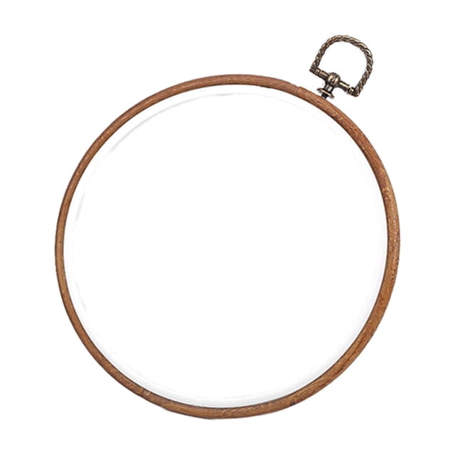 Round Embroidery Hoop Rubber Embroidery Hoop For Display Imitated Ornament For Craft Sewing DIY Hanging