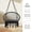 Black, variant on Hammock Chair, Hanging Swing with Macrame and Cushion, Hanging Cotton Rope Chair for Indoor Outdoor Porch, Yard, or Garden , Black