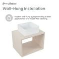 thumbnail image 4 of Concorde 24'' Wall-Hung Vanity In Brown Oak, 4 of 7