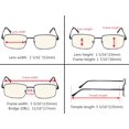 thumbnail image 4 of Eyekepper 3-Pack Reading Glasses Blue Light Blocking Metal Frame Computer Readers +2.00, 4 of 5