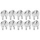 thumbnail image 5 of 10pcs 5/16 Inch M8 Stainless Steel Wire Rope Cable Clip Clamp U Bolt Saddle Fastener, 5 of 5
