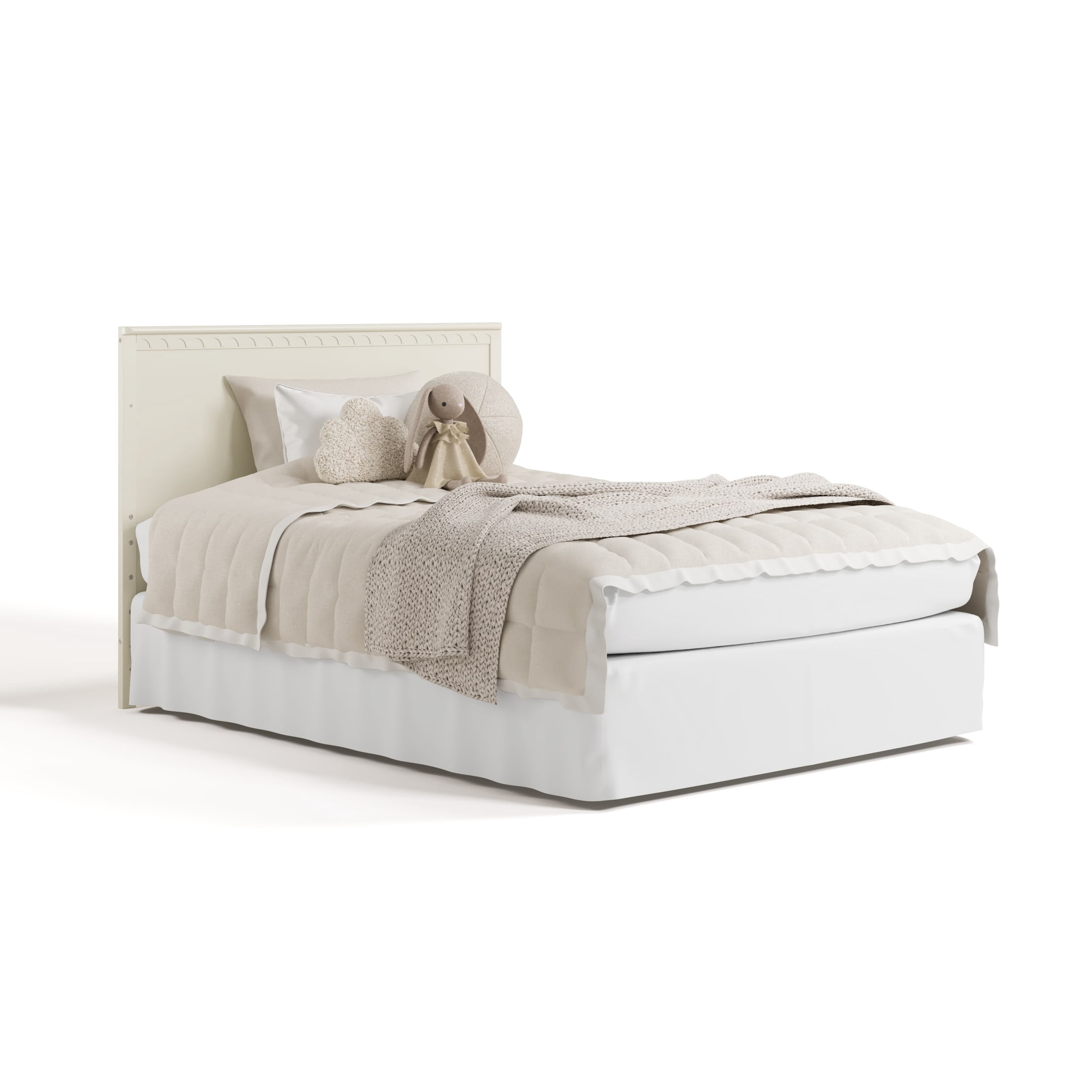 Graco Sasha 5-in-1 Convertible Baby Crib with Drawer, Frosted Oat