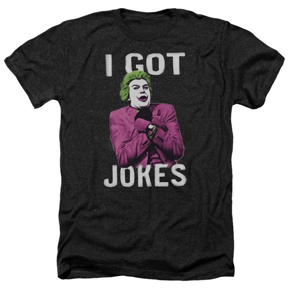 Batman Classic Tv - Got Jokes - Heather Short Sleeve Shirt - Large