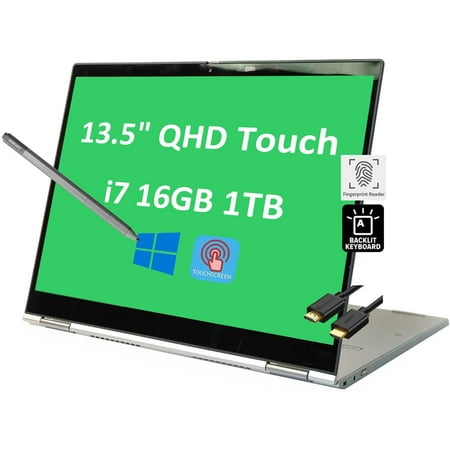 Lenovo ThinkPad X1 Titanium Yoga 2-in-1 Laptop (13.5" QHD Touchscreen, Intel Core i7, 16GB RAM, 1TB SSD, Precision Pen), AI PC for Designer & Photographer, Lightweight, 3-Year WRT, Win 11 Pro