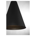 thumbnail image 6 of Trade Winds Lighting 1-Light Pendant Light In Matte Black, 6 of 6