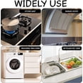 thumbnail image 2 of Stainless Steel Stove Gap Covers (2PCS), Stove Gap Filler, Stove Guard for Kitchen Oven Counter Side Gap, Range Trim Kit, Easy Clean and Heat Resistant, Adjustable Length 13.8" to 27.5"(Black）, 2 of 8