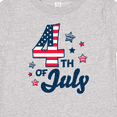 thumbnail image 4 of Inktastic 4th of July with Striped Stars Boys or Girls Baby T-Shirt, 4 of 5