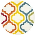 thumbnail image 2 of Safavieh Safavieh Kids Shag Ivory Shag Rug - Round 6'7", 2 of 3