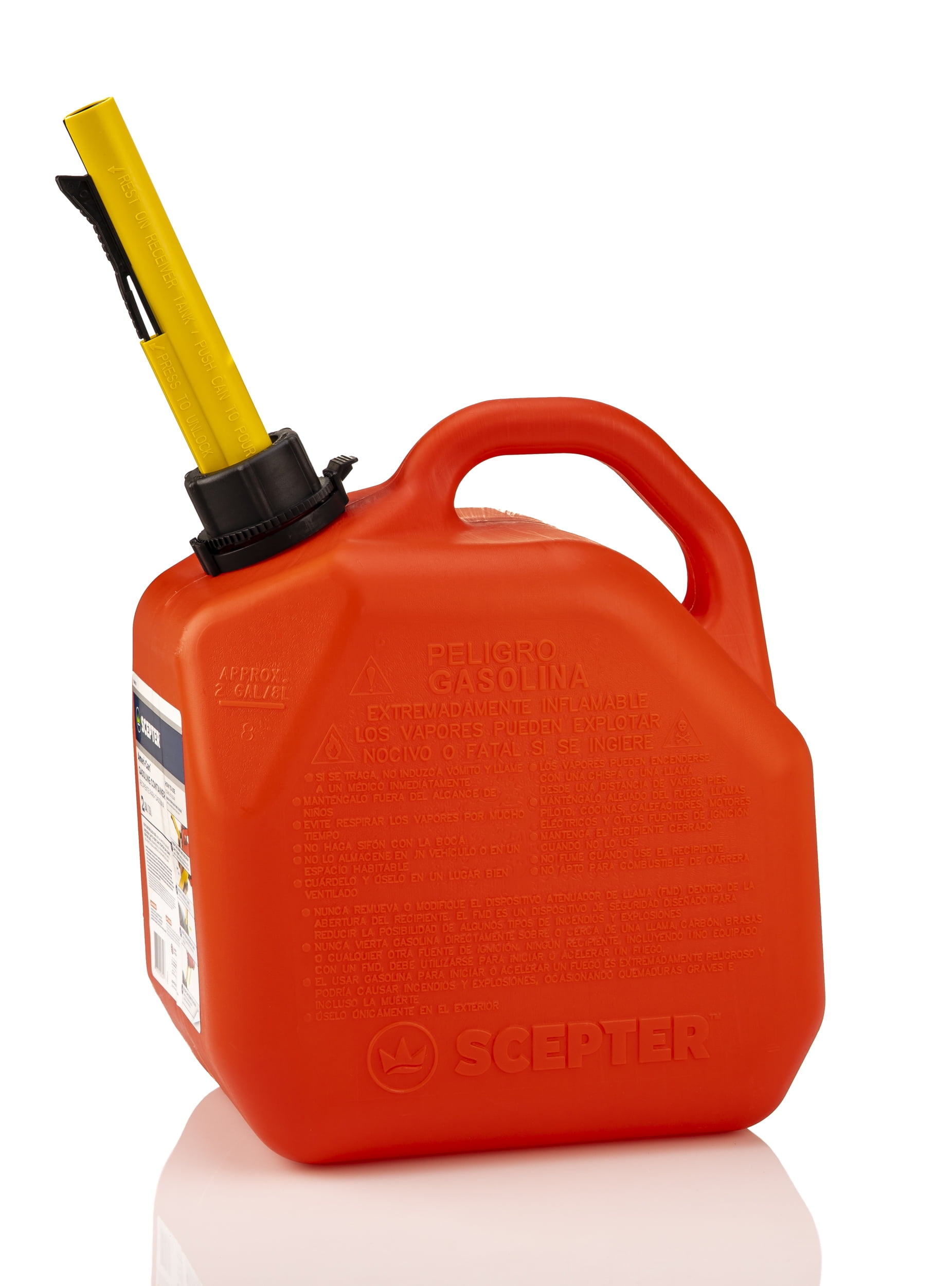 2 Pack Scepter Gasoline Container 1 Gal 
