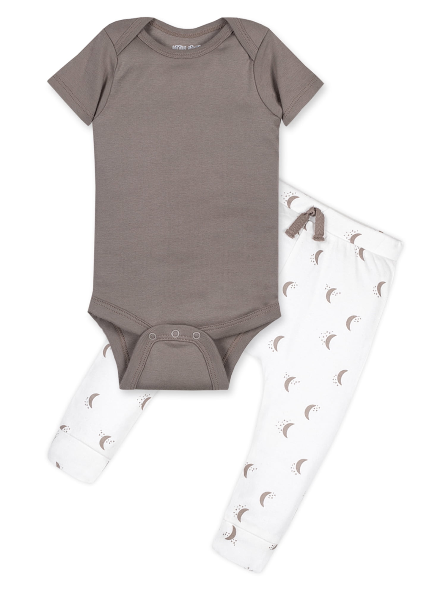 Little Star Organic Baby Boy or Unisex 8Pc Mix & Match Set, Size Newborn-24  Months