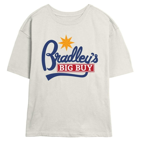 Netflix Juniors' Stranger Things Colorful Bradley's Big Guy Retro Logo T Shirt