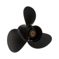 thumbnail image 2 of Quicksilver Black Diamond 3-Blade Aluminum Propeller, 9.25" Diameter x 10" Pitch, Right Hand Rotaion, 2 of 4