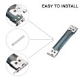 thumbnail image 4 of Metal Interno Flexible Marco - 10uds 70mm/2,8" Bolso Bisagras Resorte Clips para Moneda Bolsa Costura Monedero Fabricación Bricolaje, 4 of 6