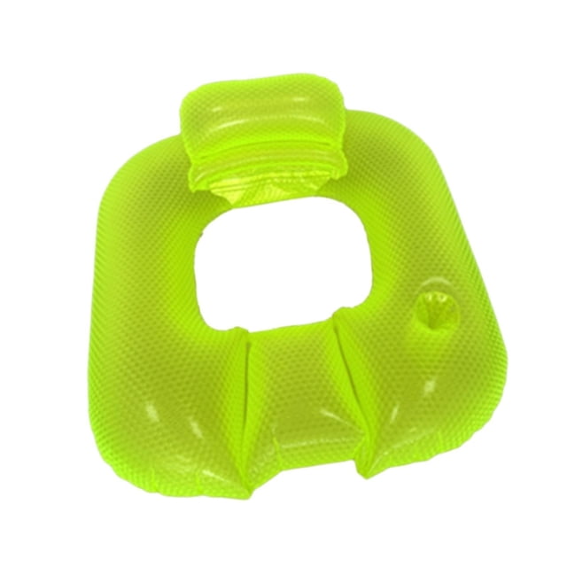 Flotador inflable de piscina para adultos, PVC, 35,43 x 32,68 pulgadas, silla de agua Verde