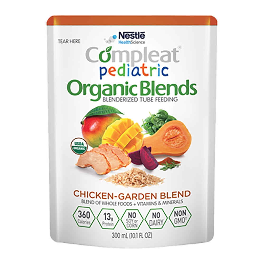 Nestle Compleat Pediatric Organic Blends Chicken Garden Blend 1ct