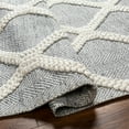 thumbnail image 5 of Hauteloom Della Recycled Material Living Room, Bedroom Area Rug - Gray - 6' x 9', 5 of 9