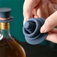 thumbnail image 4 of Linyer Sparkling Red Wine Bottle Stopper Hat Cork Leakproof Sealer Leakage Sealing Wine Saver Keeper Bar Fridge Tool Women Gift blue, 4 of 7