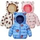 thumbnail image 2 of Chaquetas de plumón ligeras con capucha para niños, abrigos con cremallera, estampado de Spiderman de dibujos animados, ropa de abrigo informal cálida para niñas, Otoño e Invierno, 2 of 4