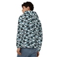 thumbnail image 4 of Vsdgher Angry Shark Mens Hoodies Zip Hoodie, Hoodies for Men, Zip-up Hooded Sweatshirt-Large, 4 of 5