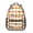 Fireman and Hose, variant on Fireman and Dalmatian Grey Pattern Backpack for School, Cute School Bag with Adjustable Shoulder Straps and Padded Back, 15.3"x11"x6.7"