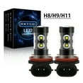 thumbnail image 1 of For Chevy Monte Carlo 2006-2007 - 6000K White LED H8/H9/H11 Fog Light Bulbs Kit 2x, 1 of 8