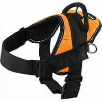 Dean & Tyler Active Dog Harness DT Harness Orange with Handle Reflective Medium