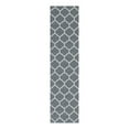thumbnail image 6 of Unique Loom Decatur Collection Area Rug - Trellis (2' x 7' 10" Runner Dark Gray/Ivory), 6 of 7